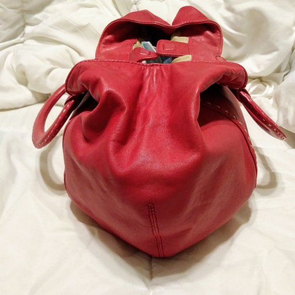 Ann Taylor smooth soft leather tote bag Pink - Picture 5 of 15